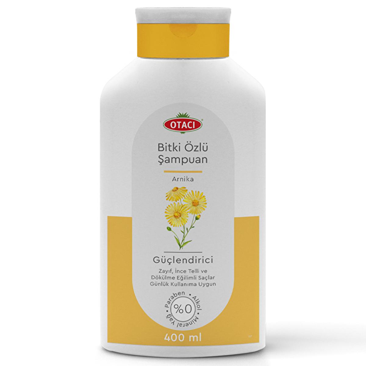 Otacı Arnika Shampoo for Weak & Thin Hair - 13.53 fl oz, Natural Ingredients, Strengthens & Nourishes