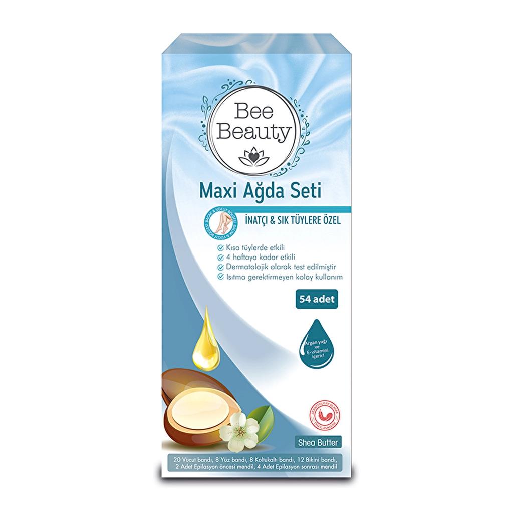 Bee Beauty Maxi Wax Strips for Coarse Hair 54-Pack