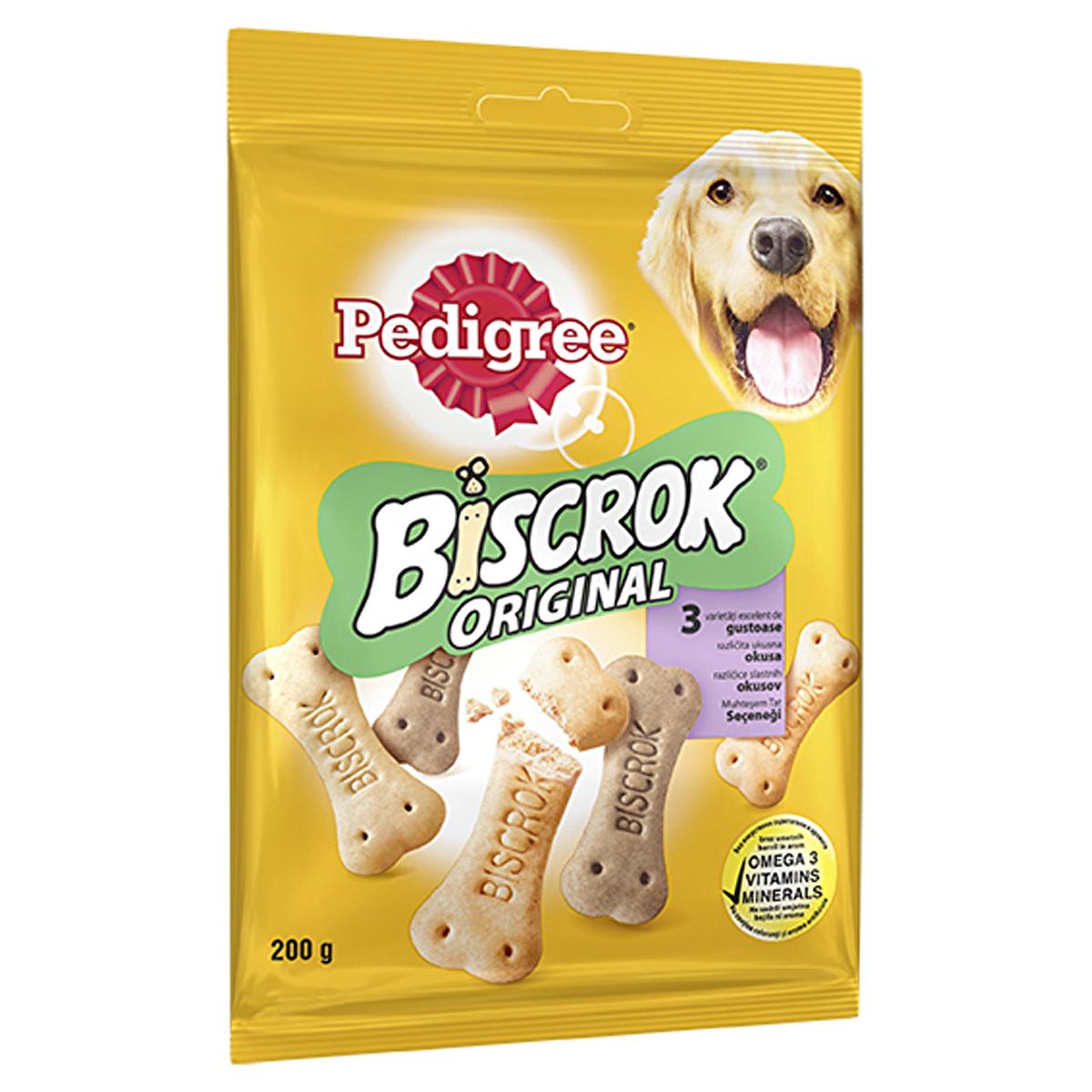 Pedigree Biscrok Dog Treats 200g - Healthy Dog Snacks with Omega 3 & Vitamins