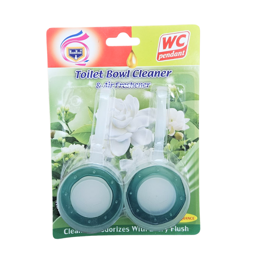 Kuakua Toilet Bowl Cleaner, 2 pack (White Flower Scent)