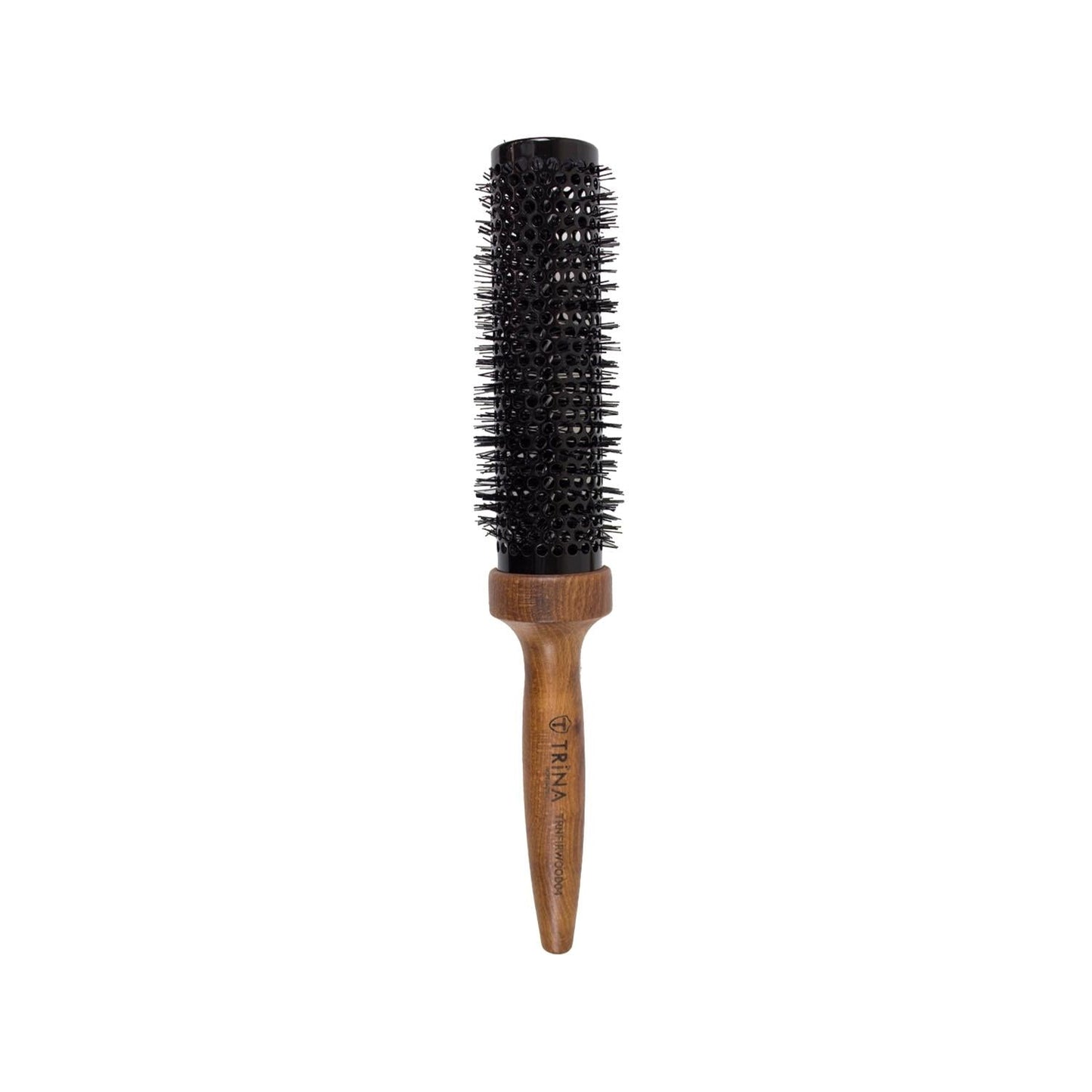 Trina 43 mm Wooden Handled Hair Brush - Natural Feel & High-Quality Hair Care