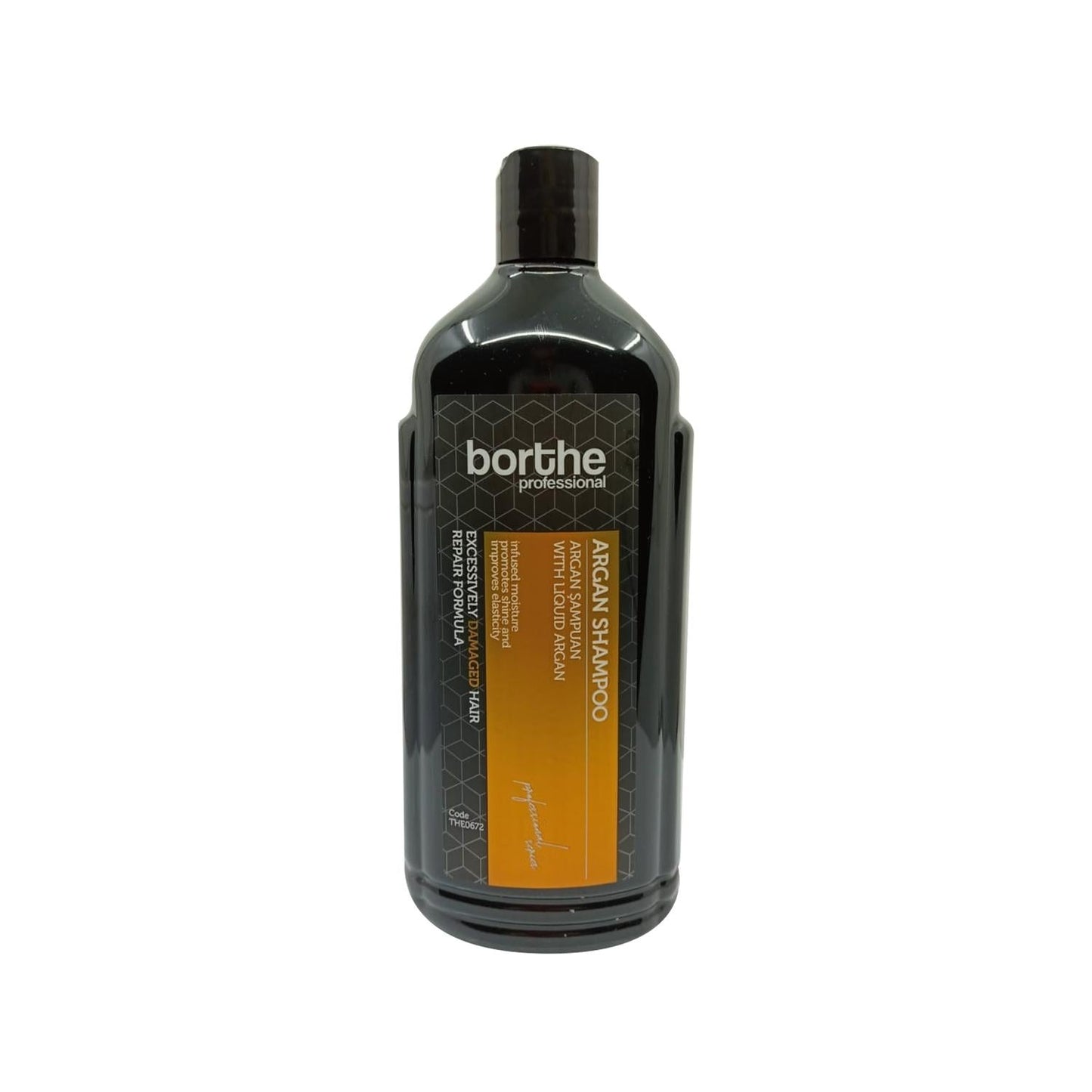 Borthe Professional Argan Shampoo 700ml - Nourishing & Moisturizing Hair Care for Dry or Damaged Hair