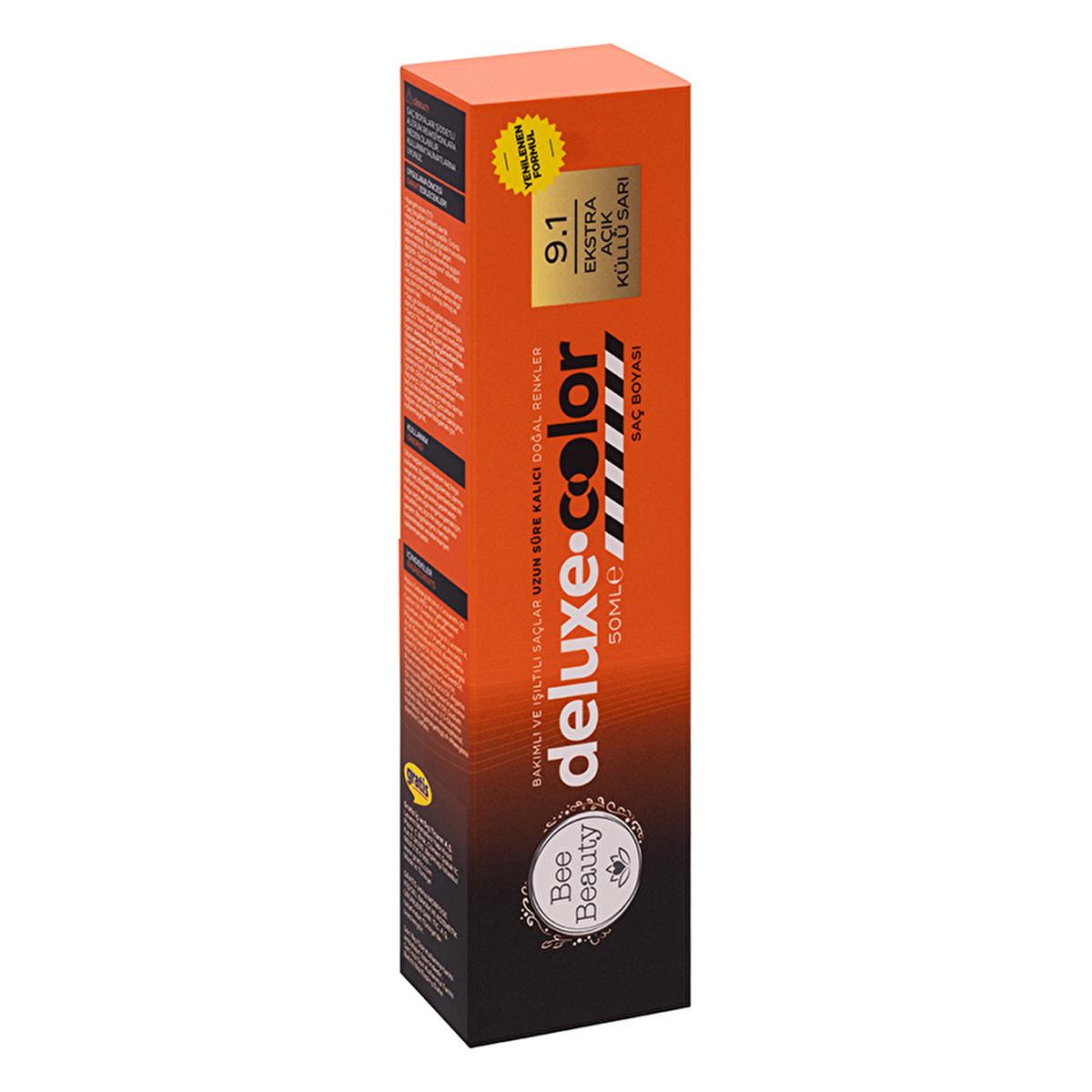 Bee Beauty 9.1 Ash Blonde Hair Dye - 50 ml Ash Blonde Shade, Ammonia-Based Hair Color for Vibrant Results