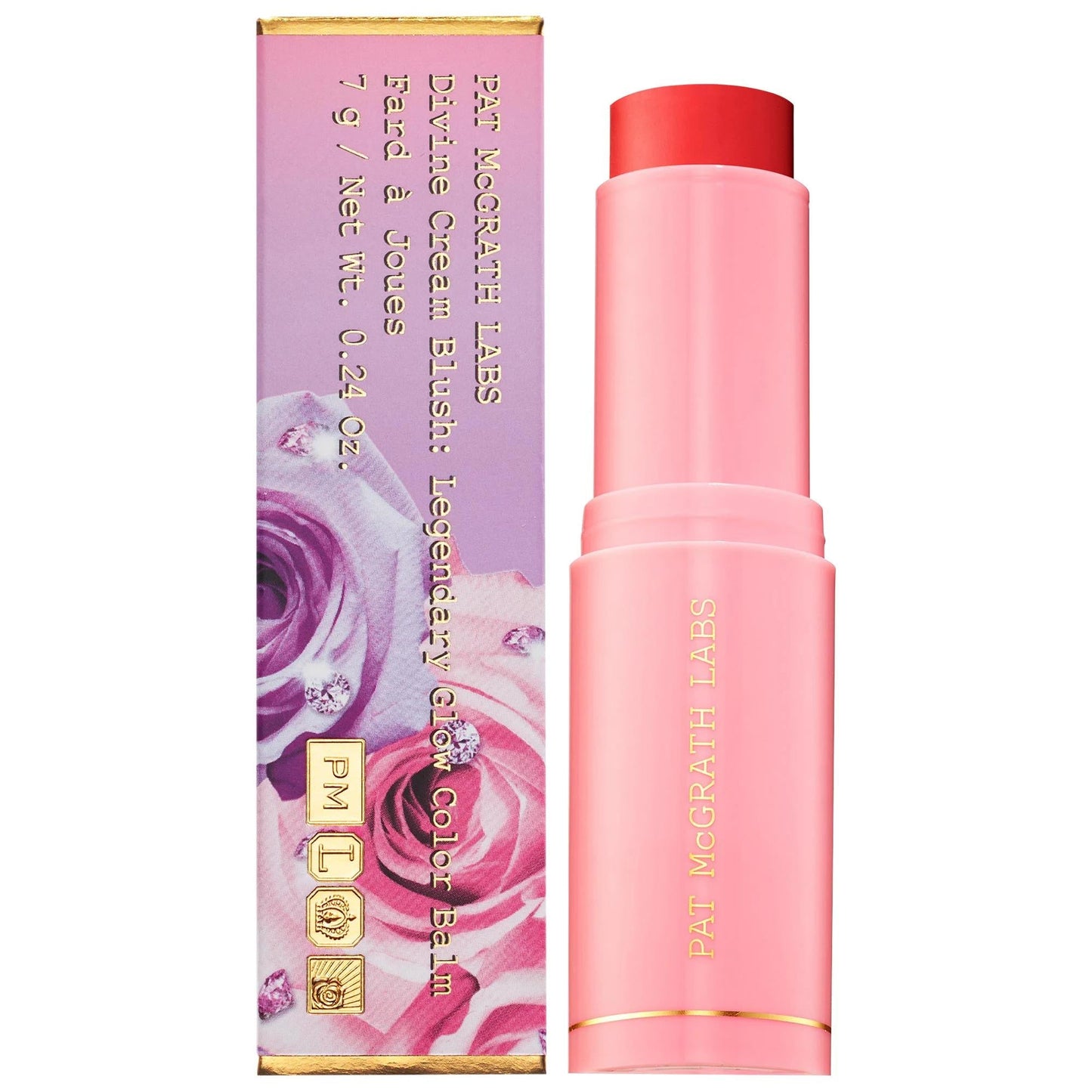 Divine Cream Blush: Legendary Glow Color Balm - Radiant, Natural-Looking Flush with Shea Butter, Squalane & Passion Fruit - Light Coverage Blush Stick