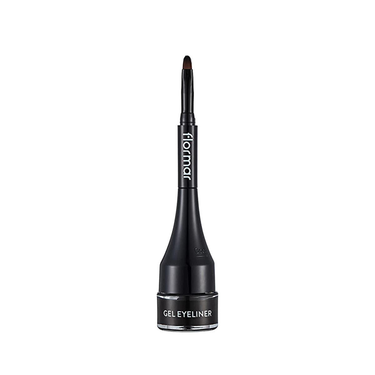 Flormar Gel Eyeliner GE01 Gel Black - Long Lasting, High Pigment, Matte Finish with Coconut Oil