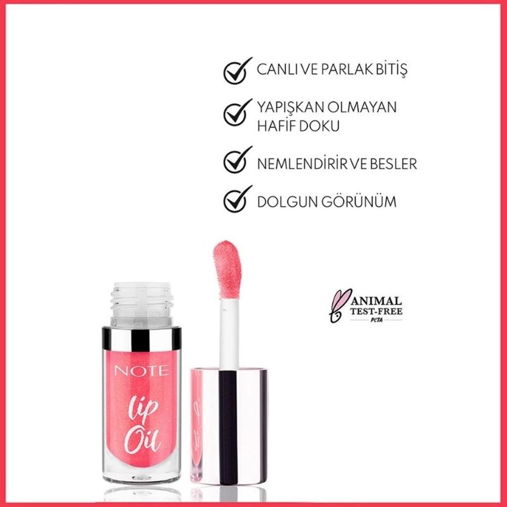 Note Cosme Lip Oil 20 Pink For Me Hydrating Gloss 6ml