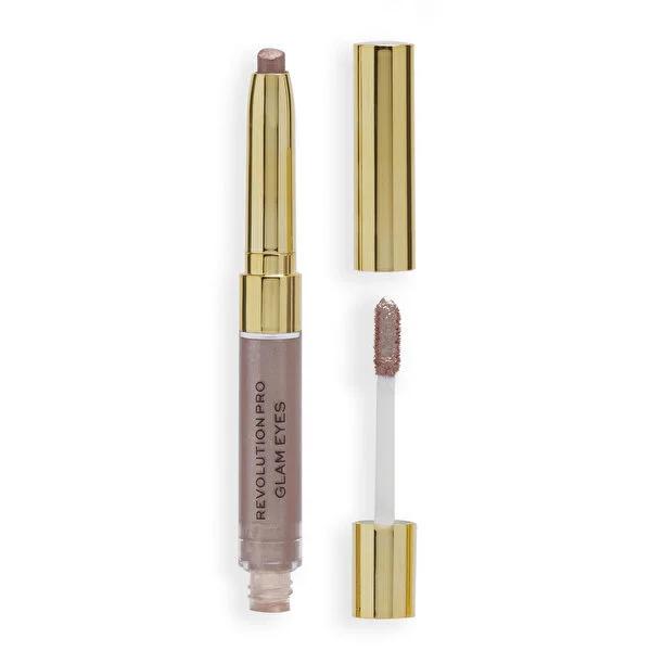 Revolution Pro Glam Eyeshadow Duo: Mesmerize - Creamy & Glittery, Vegan, Cruelty-Free, High Pigment - Easy Blend Eyeshadow