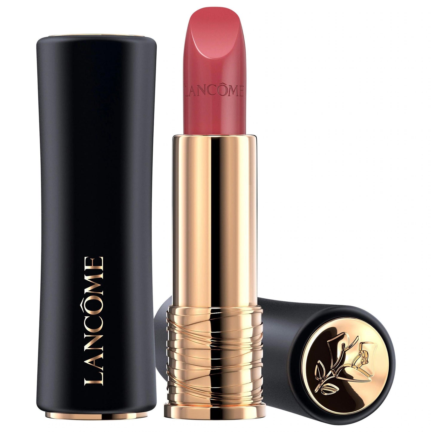 L'Absolu Rouge Cream Lipstick - Long-Lasting Moisturizing Lip Color with Rose Balm & Hyaluronic Acid
