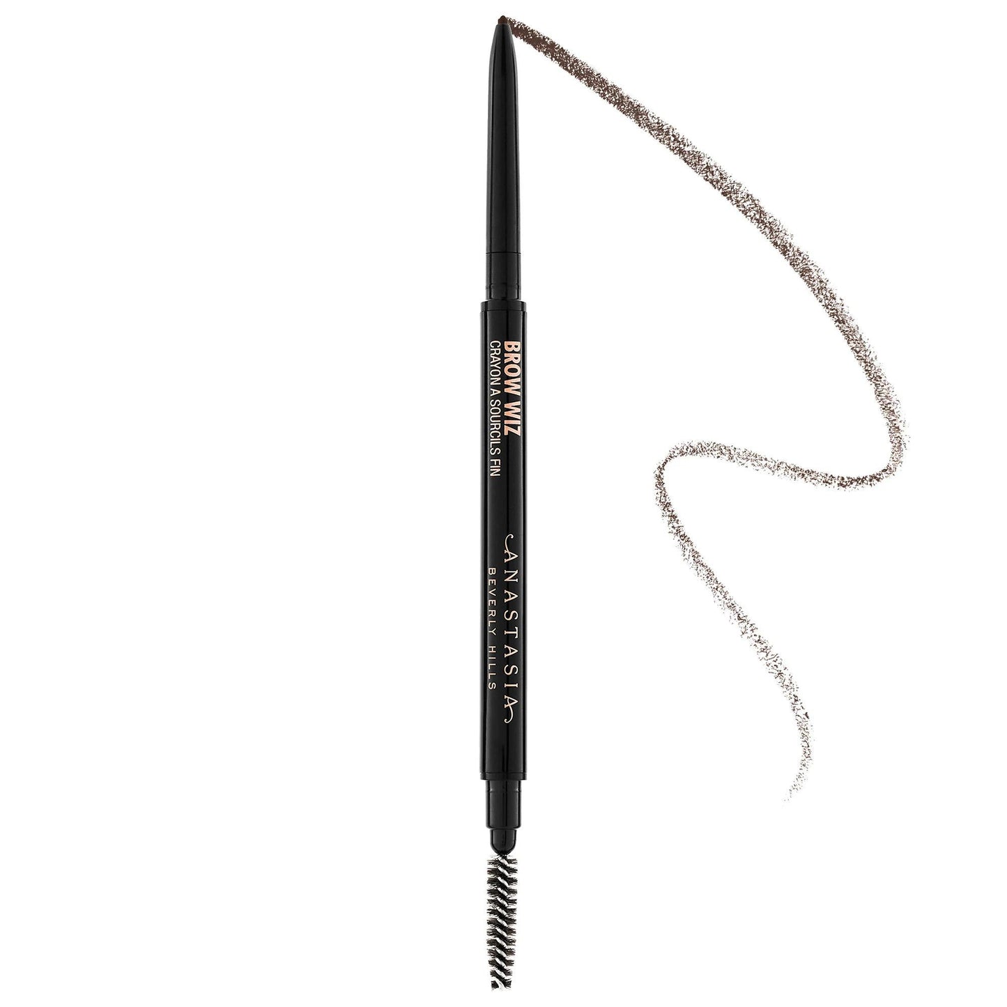 Anastasia Brow Wiz Ultra-Slim Precision Eyebrow Pencil for Fuller Brows - Retractable, Clean Beauty, Natural Definition