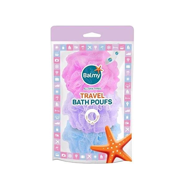 Balmy Bath Loofah 3-Pack: Exfoliating Shower Sponges for Soft & Clean Skin | Durable Body Scrubber Set