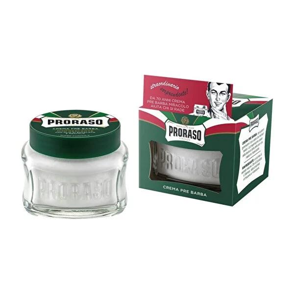 Proraso Pre-Shave Cream with Eucalyptus Oil and Menthol for Sensitive Skin - 3.38 fl oz