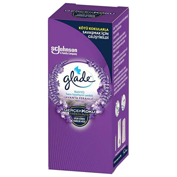 Glade Lavender Bathroom Air Freshener Refill - Long Lasting Odor Eliminator for Relaxing Home Fragrance