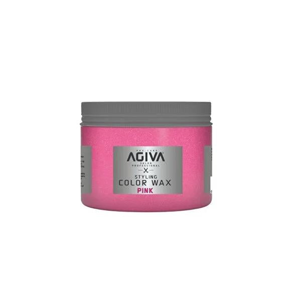 Agiva Pink Hair Wax 120ml - Temporary Hair Color & Styling
