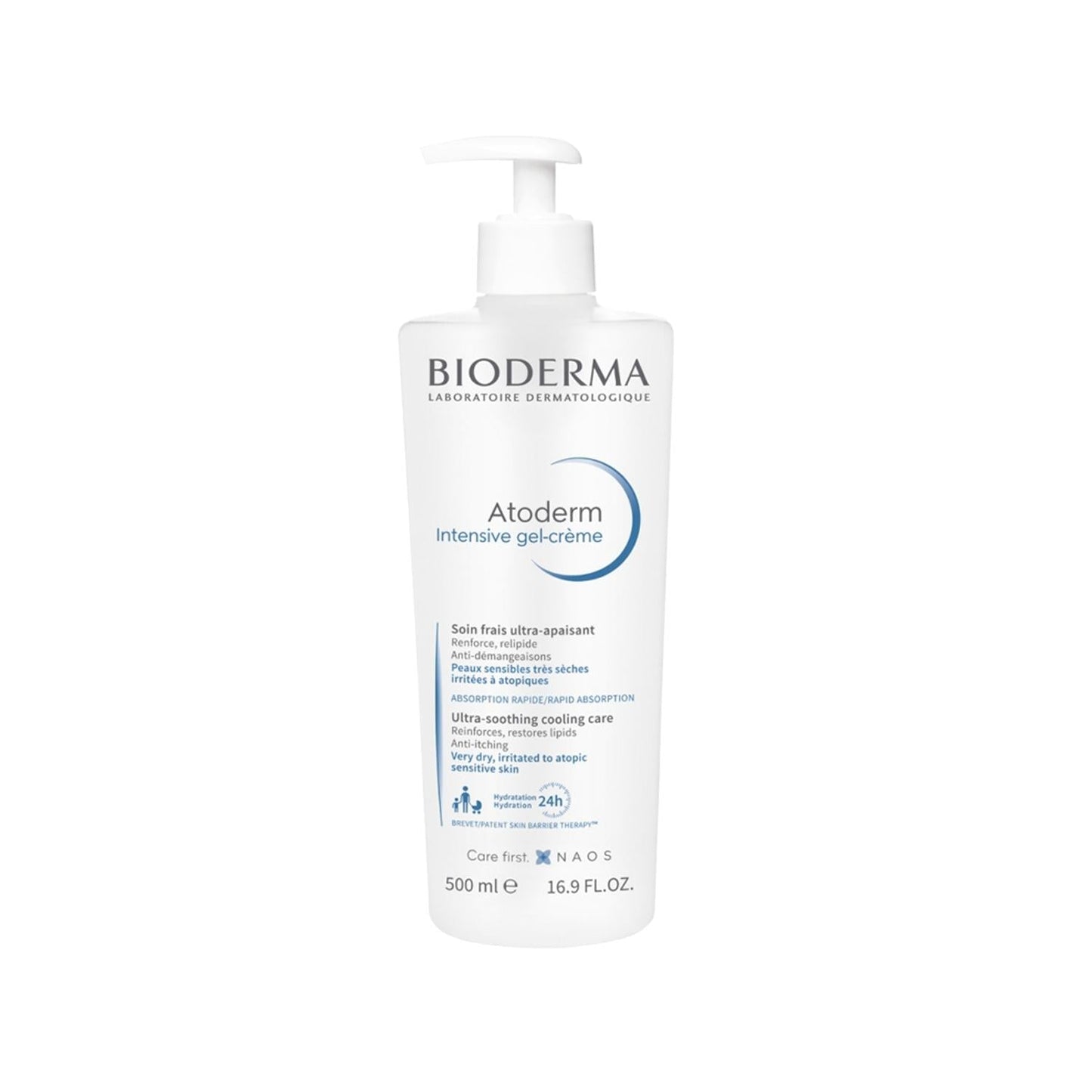 Bioderma Atoderm Intensive Gel Cream 500ml - Moisturizing Cream for Dry Skin, Intensive Hydration Skincare
