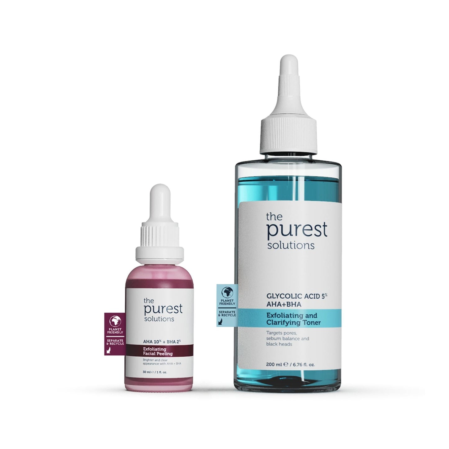 The Purest Solutions Skincare Set - Pore Tightening & Dull Skin Care for Healthier-Looking Skin