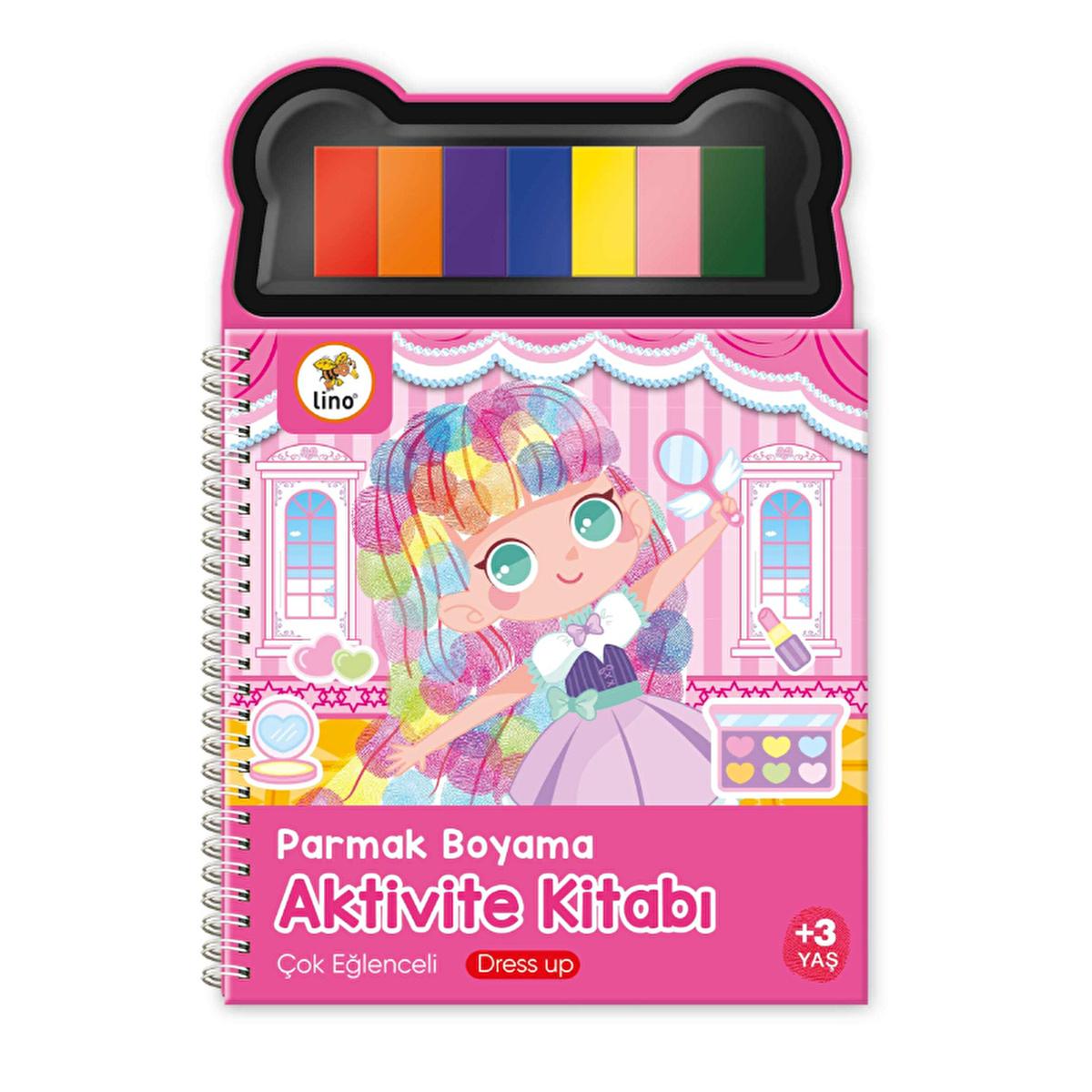 Lino Finger Painting Activity Kit for Kids - 50 Activity Sheets, 7 Colors, Educational Art Supplies
