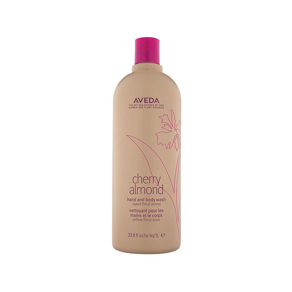 Aveda Cherry Almond Moisturizing Hand and Body Wash Gel - 1000ml, Gentle & Nourishing for Hands & Body