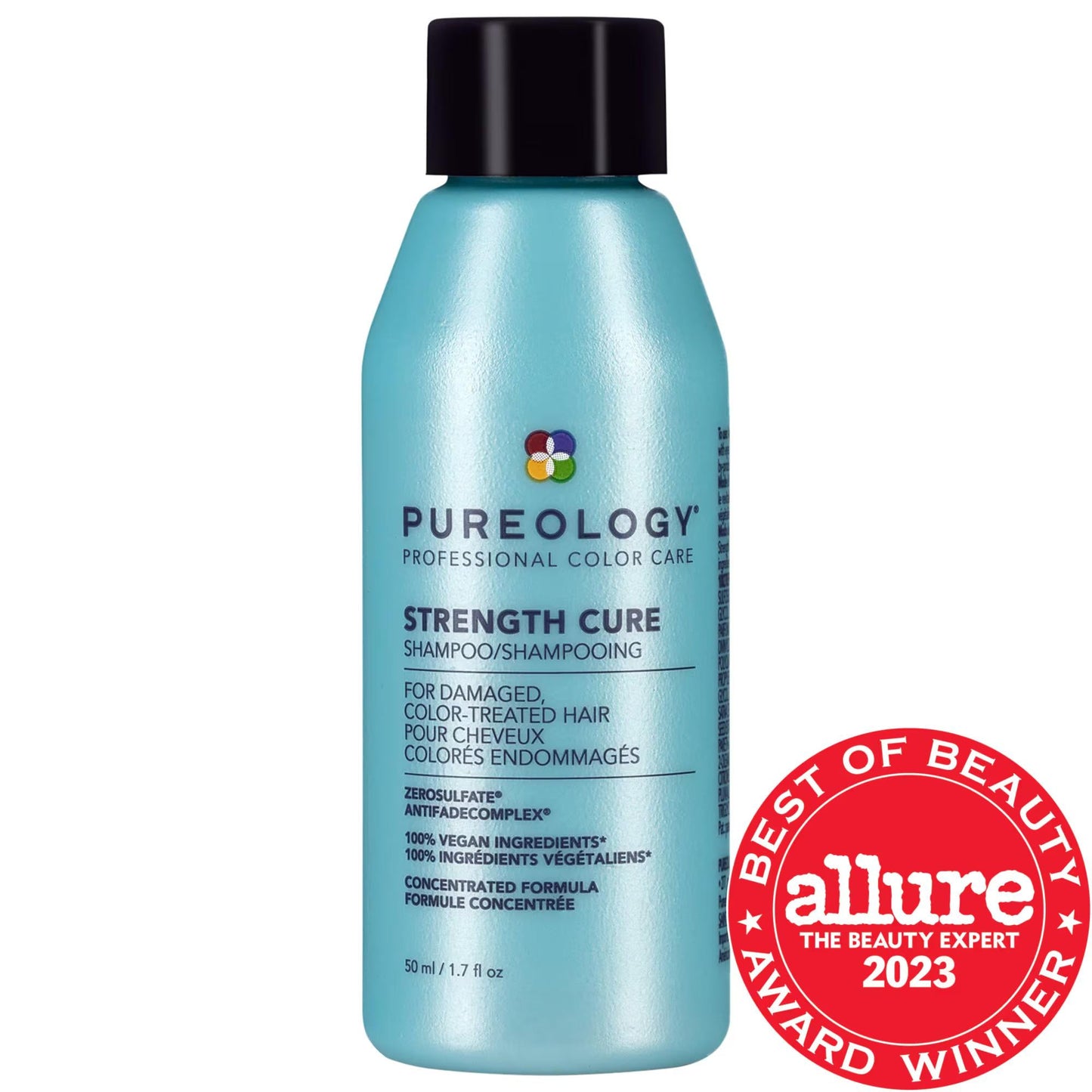 Strength Cure: Repair & Strengthen Damaged Hair with Vegan, Sulfate-Free Shampoo - Color Safe, Protein Infused