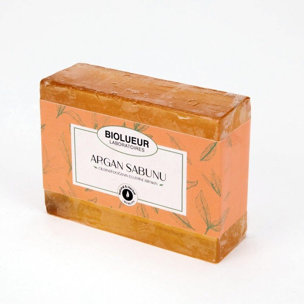 Biolueur Argan Soap 150gr - Natural, Moisturizing, Paraben-Free for Sensitive Skin