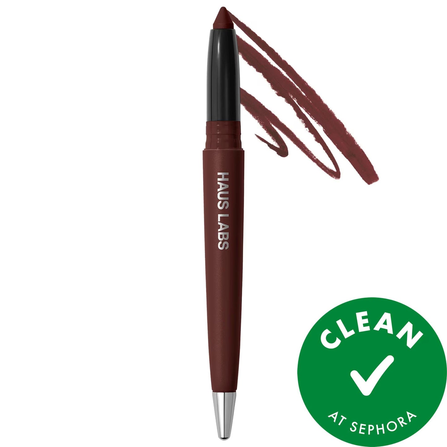 Le Monster Vegan Lip Crayon: Lipstick & Lip Liner Duo - Moisturizing, Long-Lasting Color, Plumping Peptides - Cruelty-Free, Clean Beauty