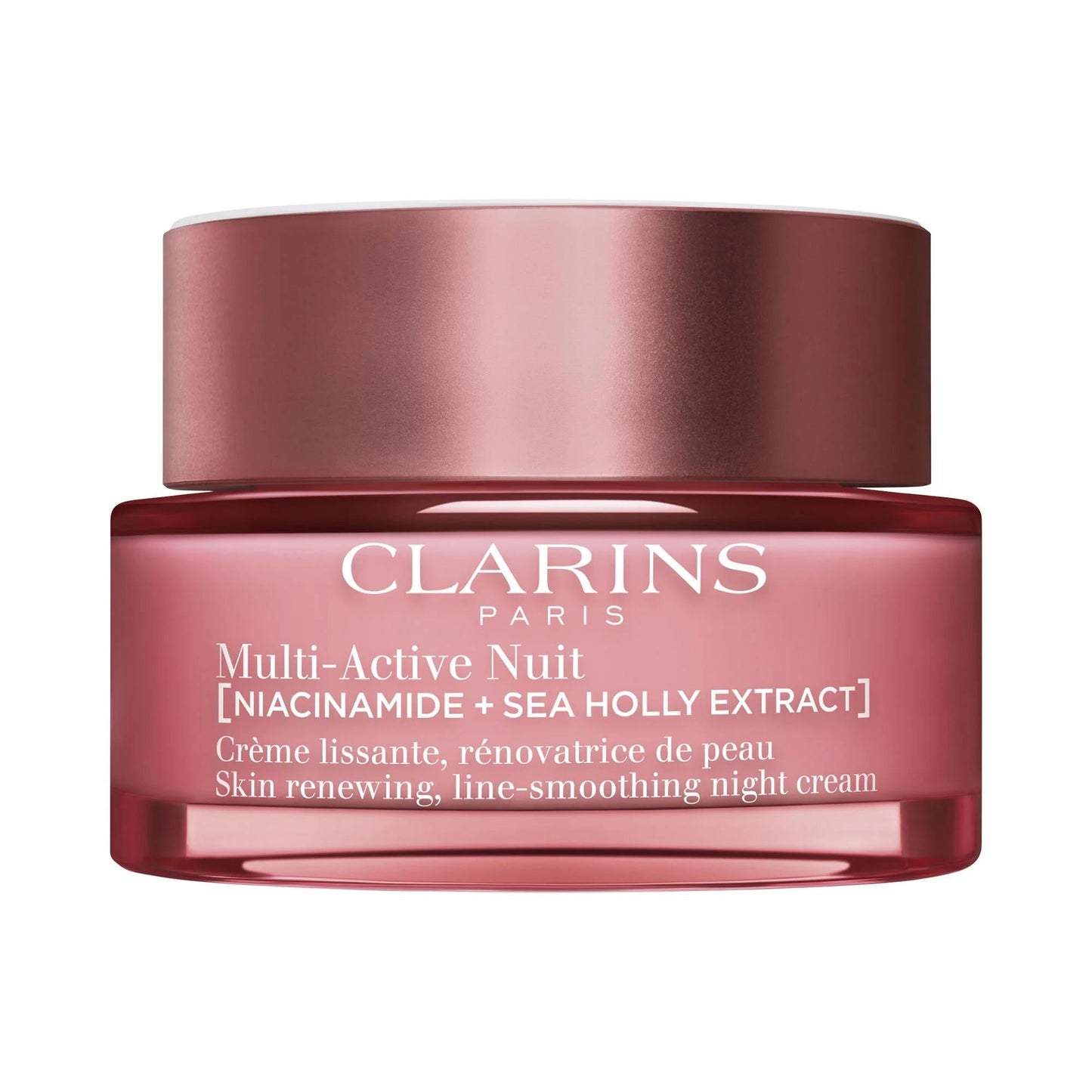 Clarins Multi-Active Night Moisturizer - Anti-Aging Niacinamide Night Cream for Lines, Pores, Glow