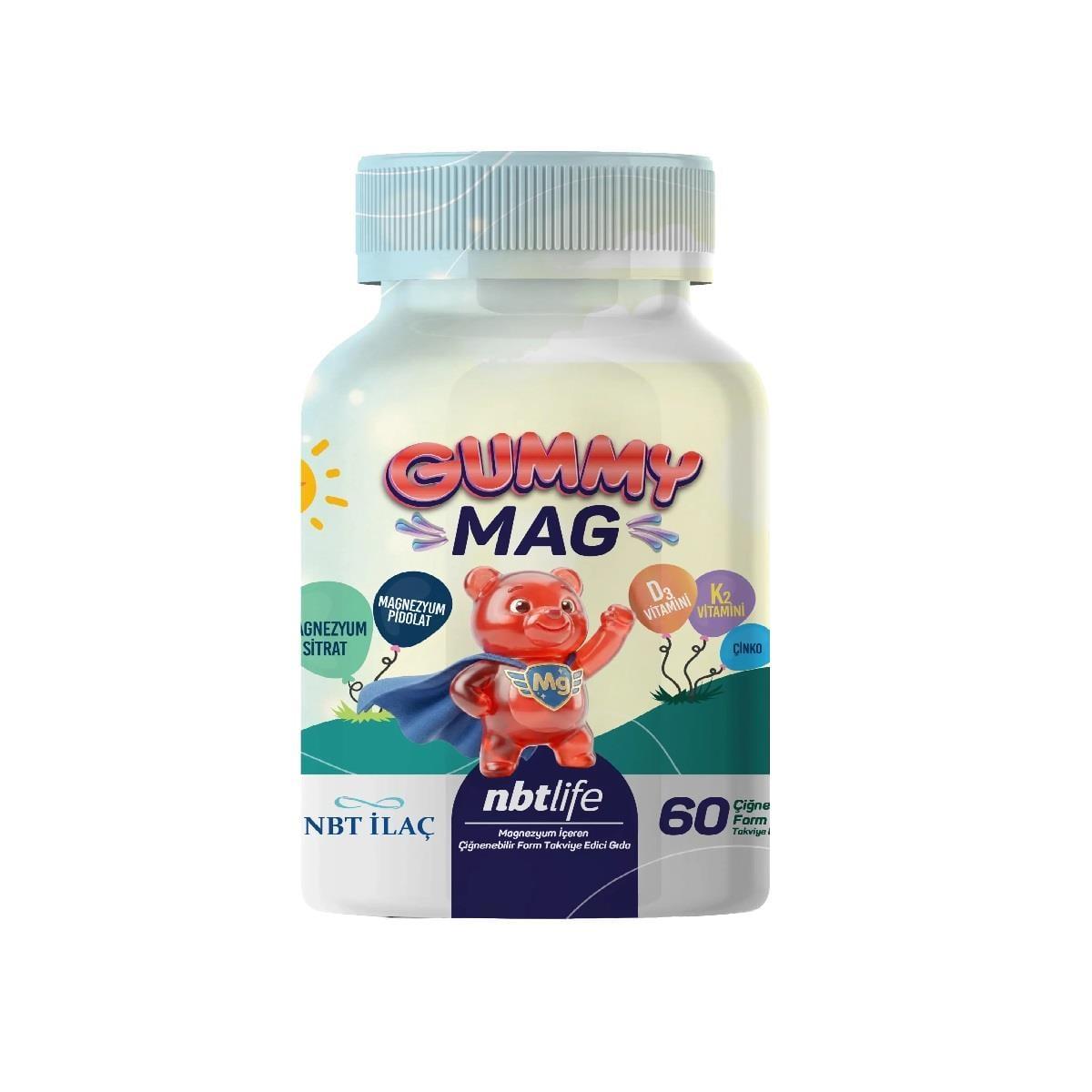 NBTLife Gummy Mag Magnesium Supplement 60 Gummies