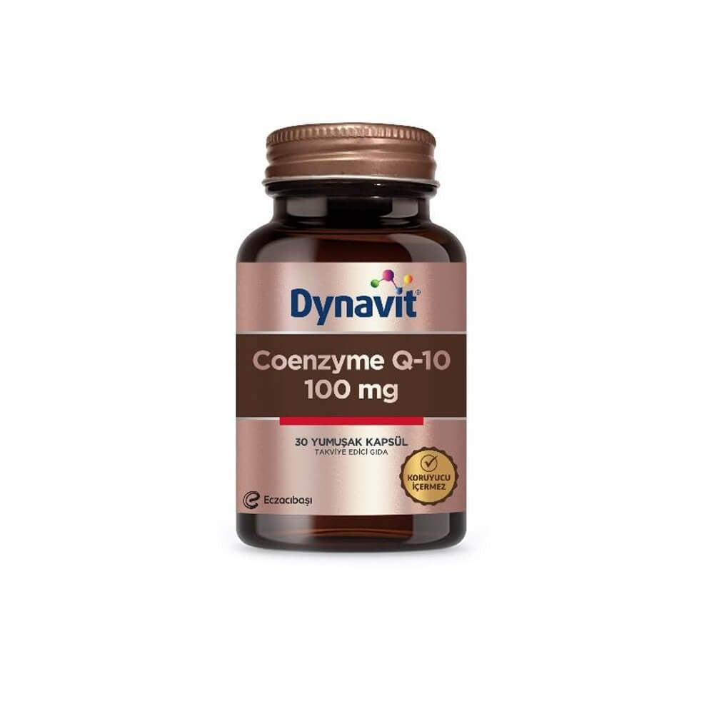 Dynavit Coenzyme Q10 100mg Capsules - Antioxidant Supplement