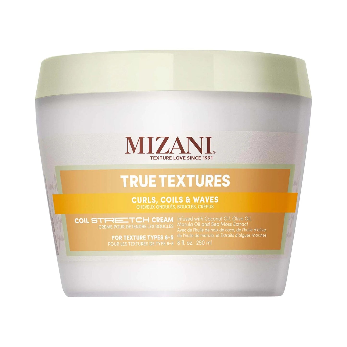 True Textures Curl Cream for Curly & Coily Hair - Soft-Hold Styling, Moisturizing, and Frizz Control