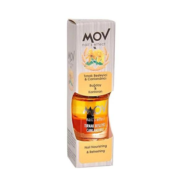 Mov Nail Care Serum - Nourishing & Strengthening Wheat & St. John's Wort Formula for Weak Nails, 12ml
