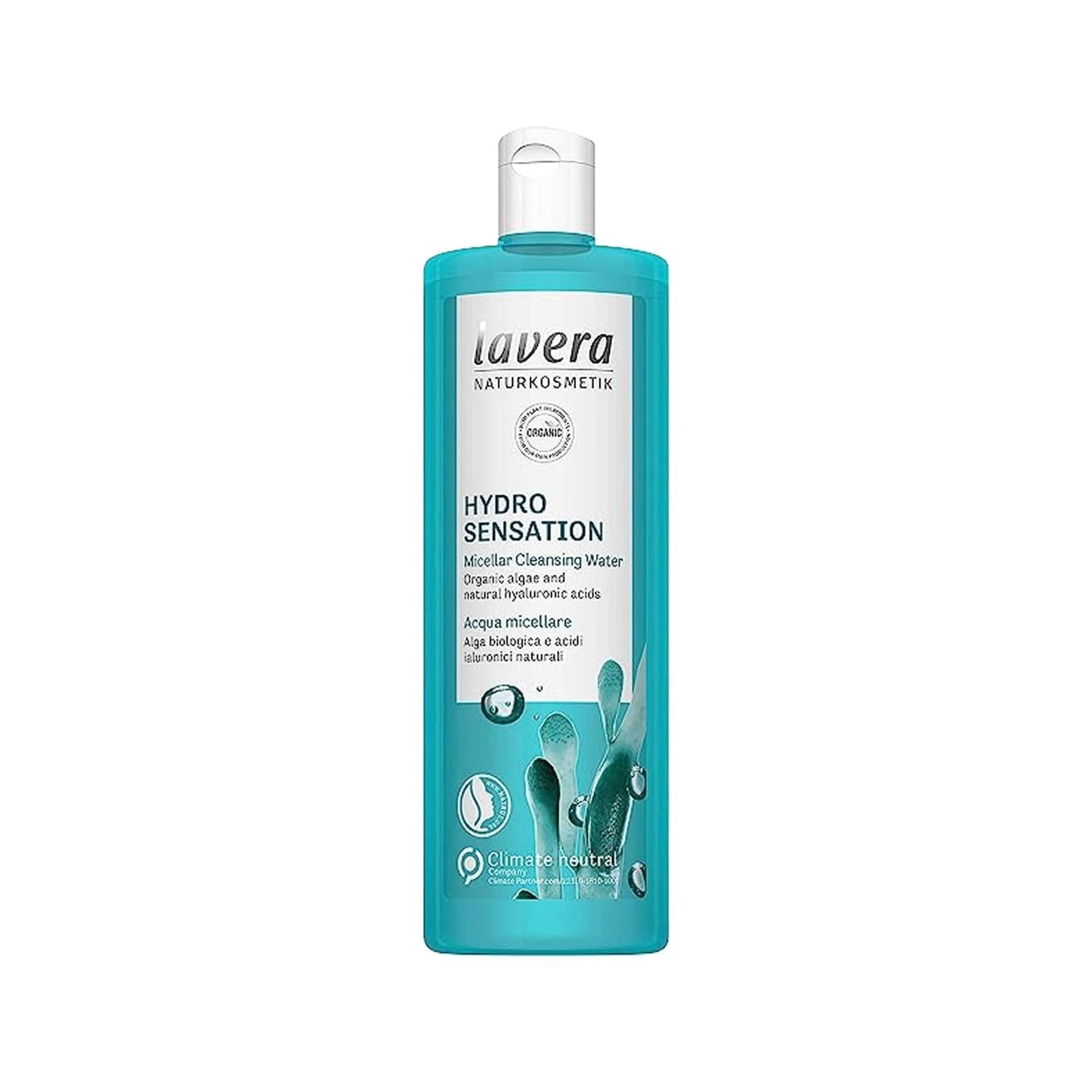 Lavera Hydro Refresh Micellar Water Makeup Remover: Gently Cleanse, Hydrate, & Remove Makeup Naturally - 400ml