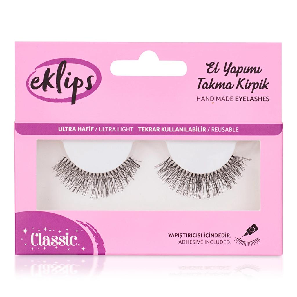 Eklips Classic False Eyelashes Handmade Natural Look 1 Pair