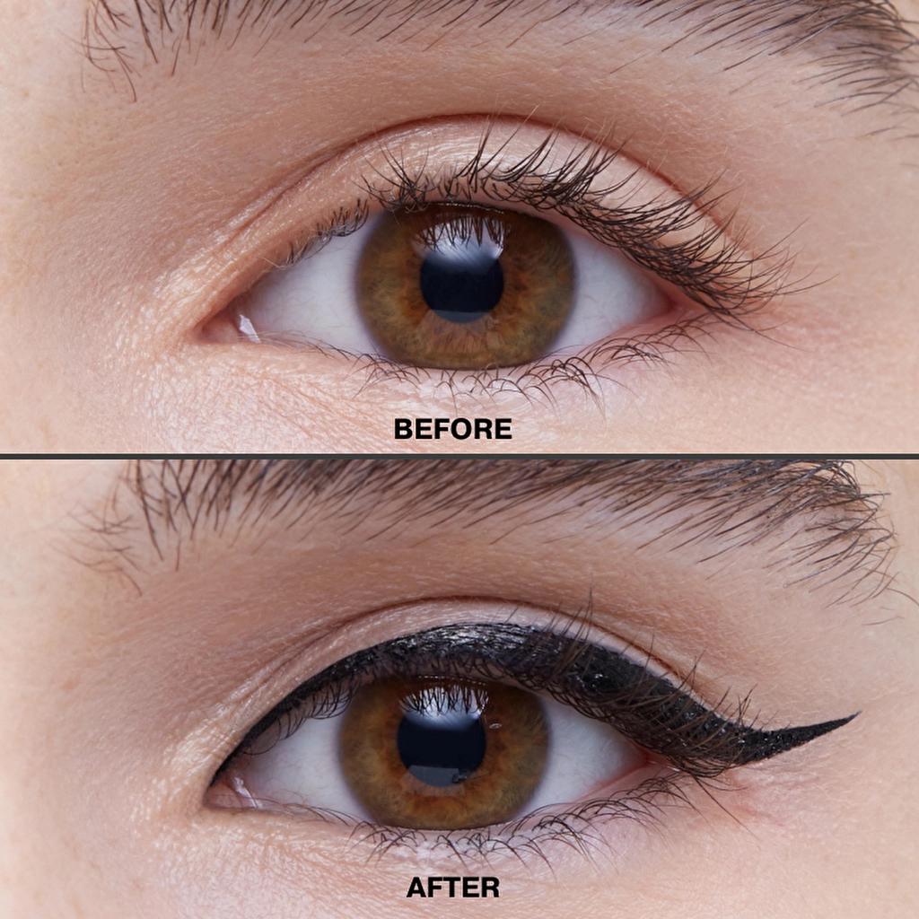 Influence Beauty Cyberwing Eyeliner 01 Jet Black with Precision Brush