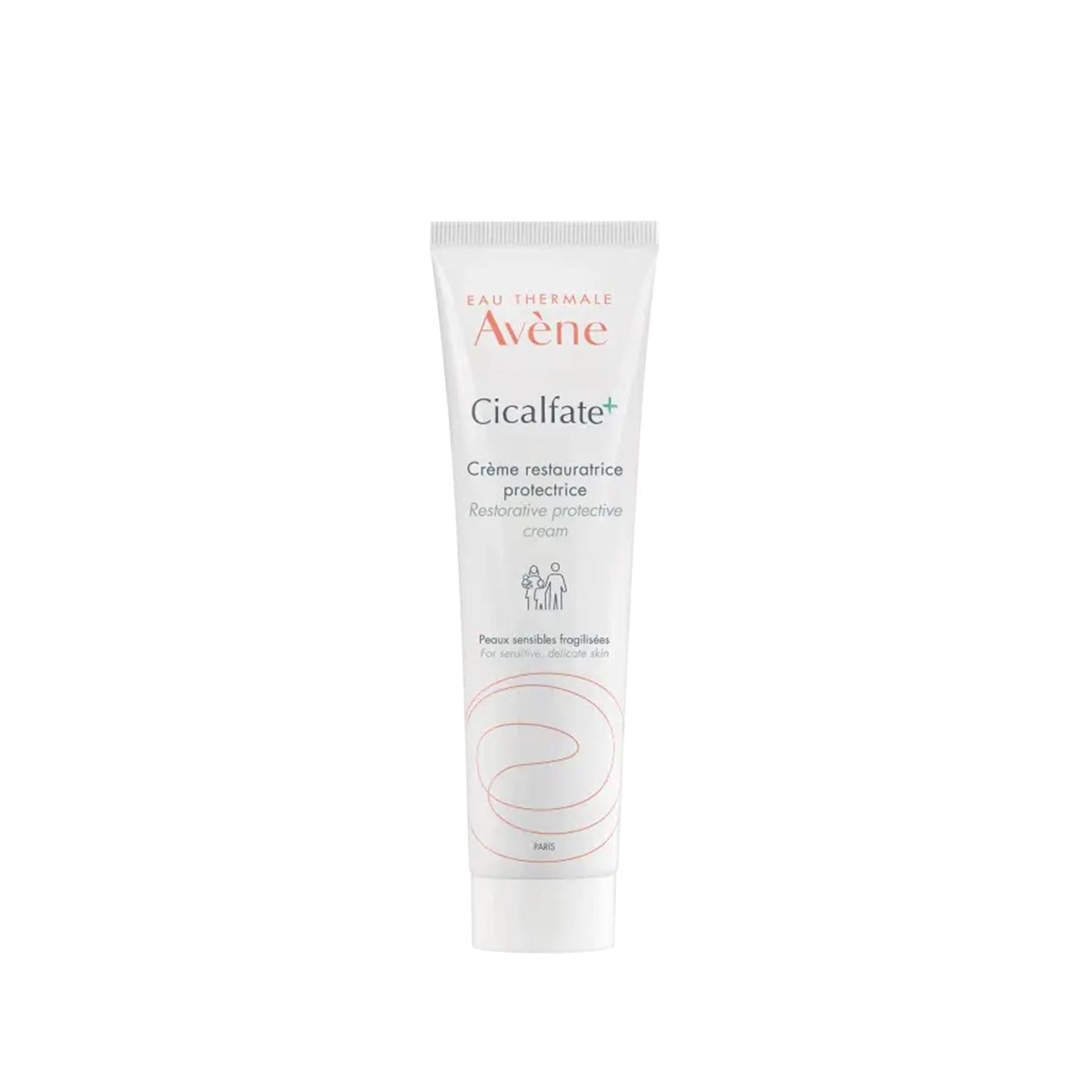 Avene Cicalfate+ Moisturizing Cream for Sensitive Skin - Soothes & Repairs Damaged Skin, 1.35 fl oz