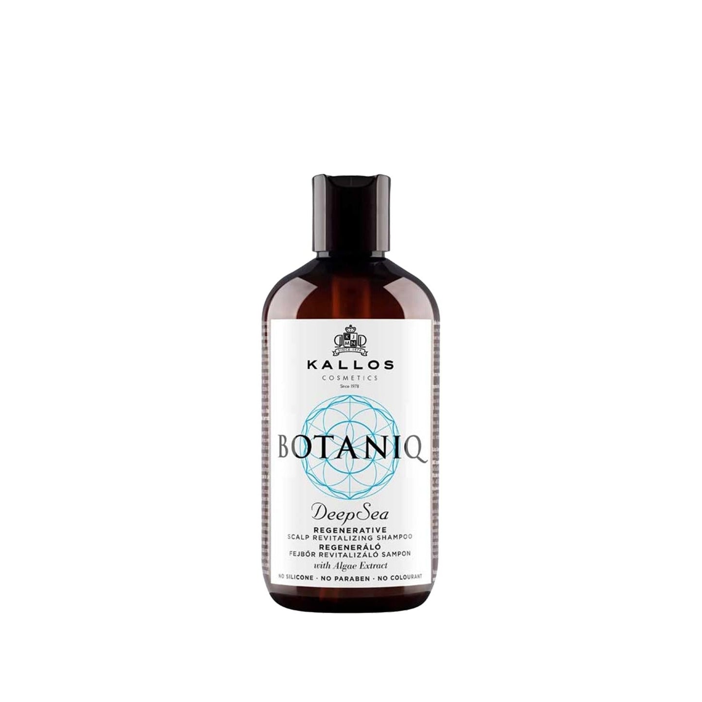 Kallos Cosmetics Botaniq Deep Sea Shampoo 300ml - Nourishing Hair Care for Individuals Seeking Moisturizing Benefits