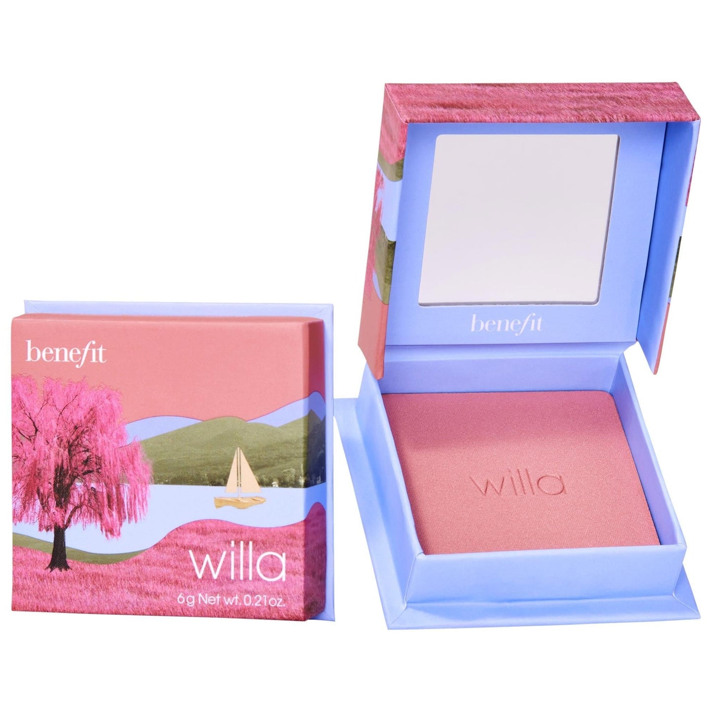 Benefit Cosmetics Silky-Soft Powder Blush - Buildable, Long-Lasting Makeup Blush for Natural Flush
