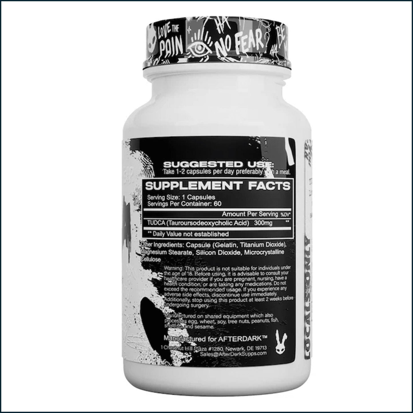 AfterDark Supps Tudca, 60 Capsules