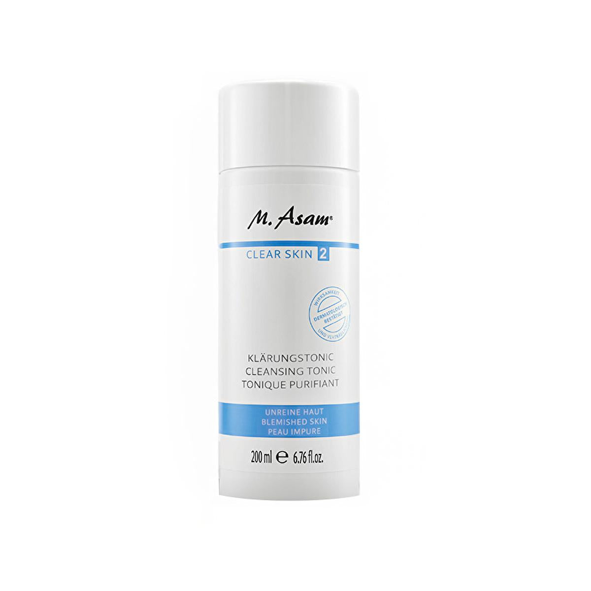 M.Asam Clear Skin Facial Toner - Gentle Skincare for Clear Complexion, 200ml