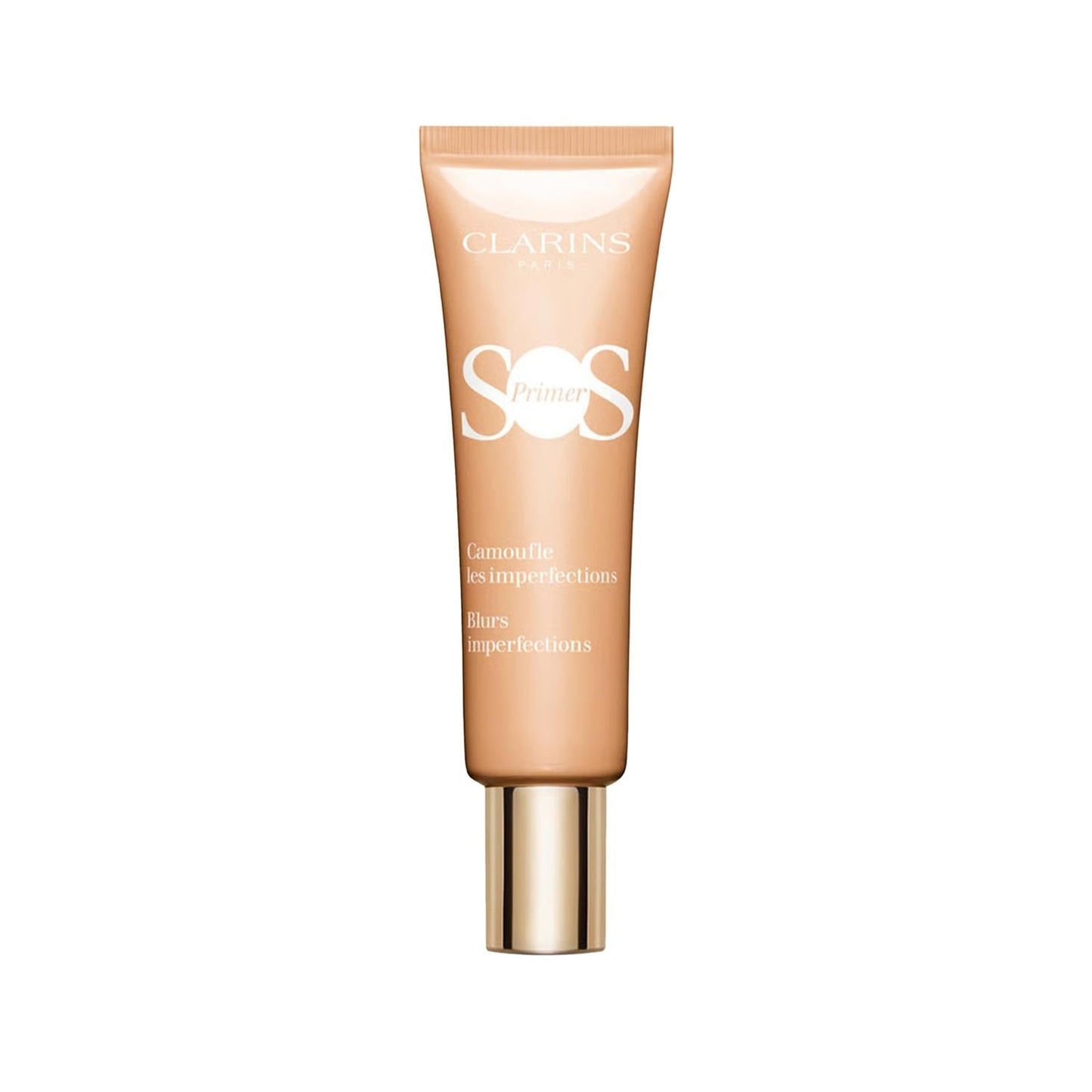 Clarins Sos Primer Peach: Radiant Makeup Base, Color Correcting, Smooths Skin & Extends Wear, 30ml