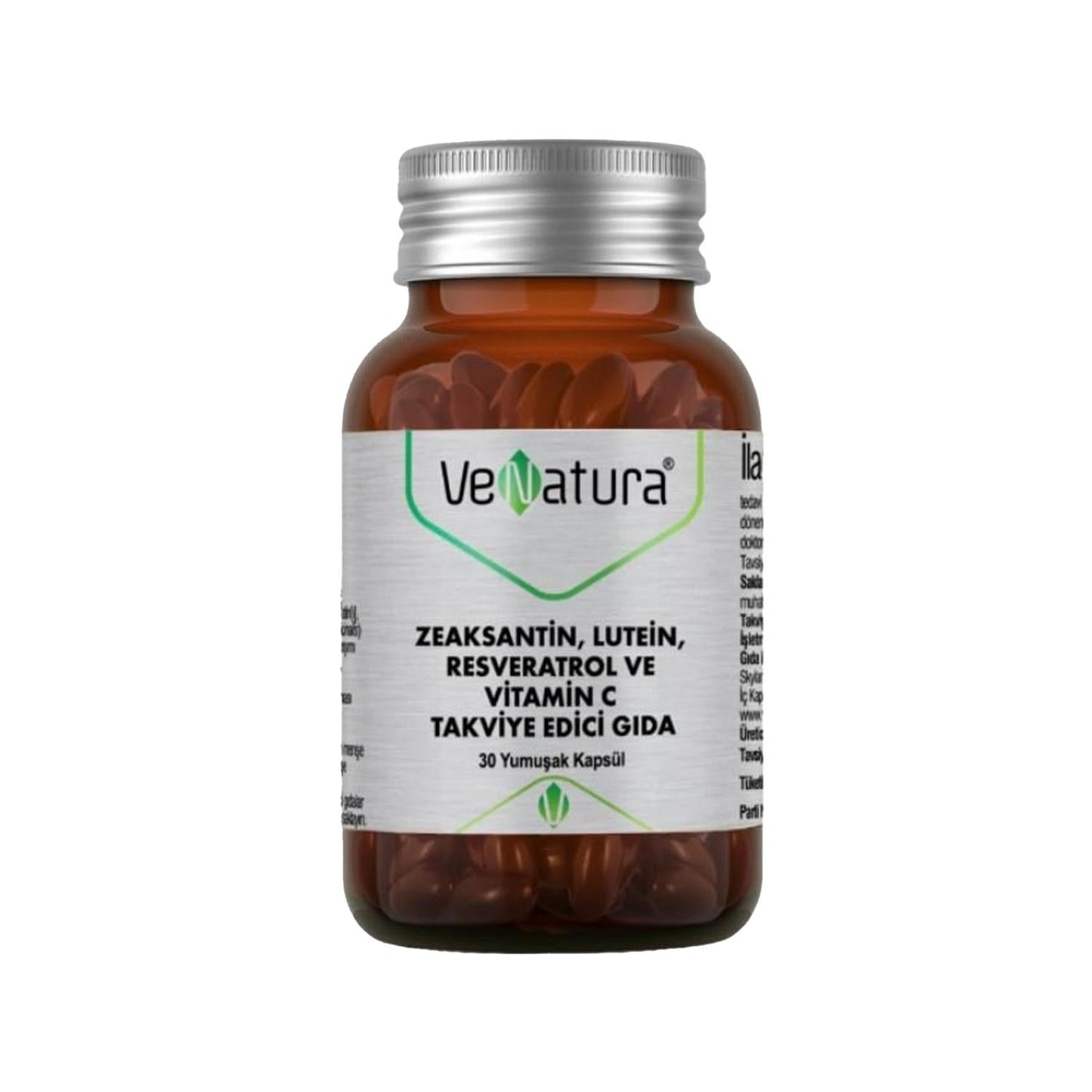 VeNatura Dietary Supplement for Eye Health Support - Zeaxanthin Lutein Resveratrol with Vitamin C