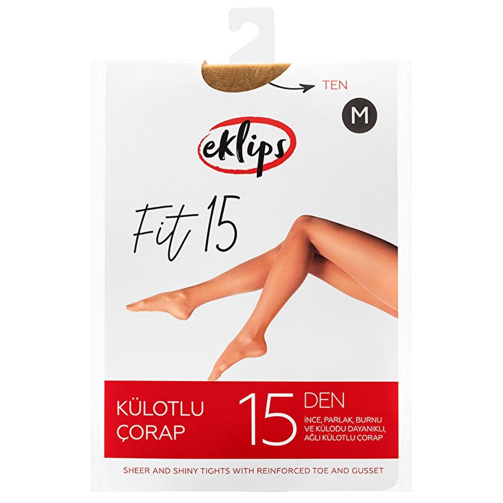 Eklips Nude Pantyhose Sheer Comfort Fit Tights Size M