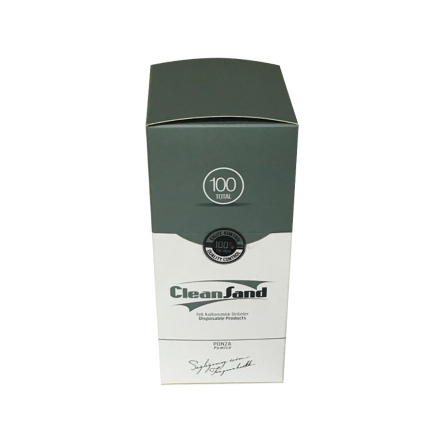 Cleansand Disposable Pumice Stone 100 Count - Convenient Foot Care Hygiene Solution