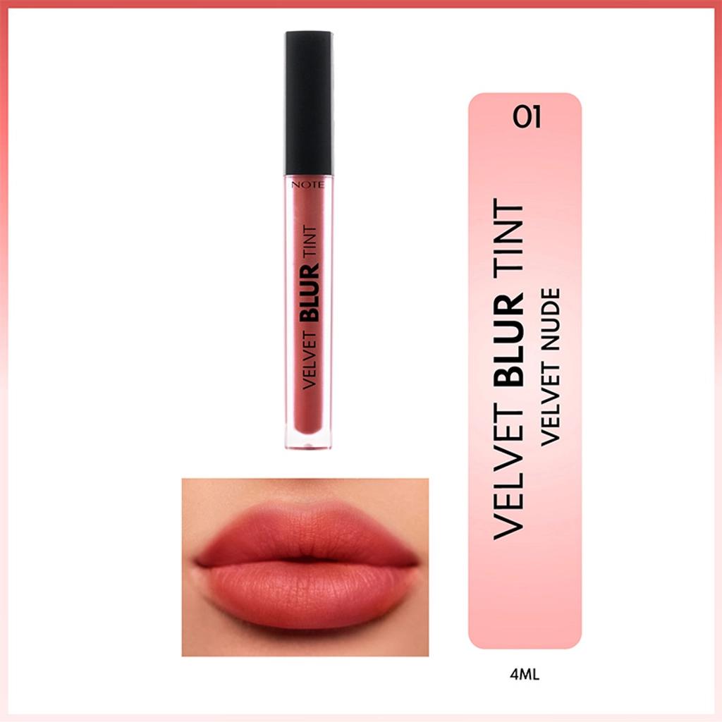 Note Velvet Blur Tint Moisturizing Matte Lipstick 01 Velvet Nude
