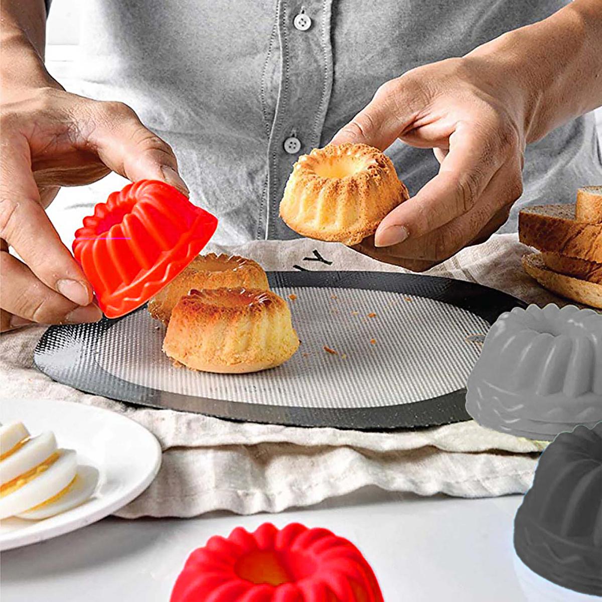 Decobella Silicone Cake Mold - Non-Stick, Flexible, Oven & Microwave Safe - Perfect for Home Bakers