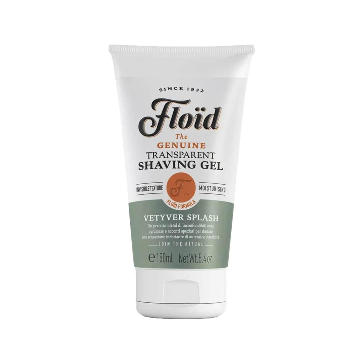 Floid Citrus Spectre Transparent Shaving Gel - 150ml, Refreshing Citrus Scent for Smooth Shave