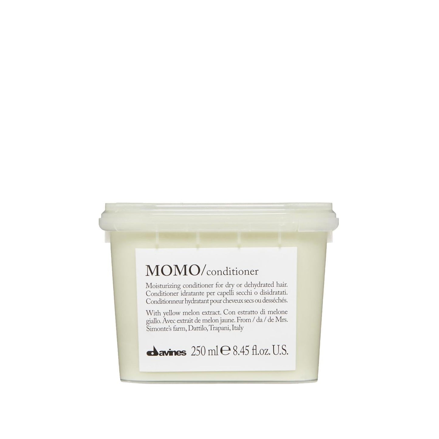 Davines Momo Moisturizing Cream 250ml - Hydrating and Protective Skin Care