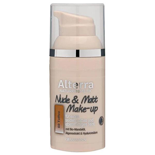 Alterra Vegan Foundation Makeup - Matte Finish, Moisturizing, Natural Coverage for Flawless Skin