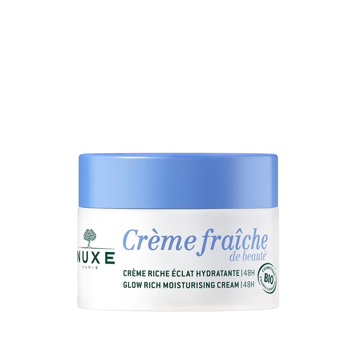 Nuxe Creme Fraîche de Beaute 48-Hour Moisturizing Cream - Organic, Natural Skincare for Dry, Sensitive Skin - 1.69 fl oz