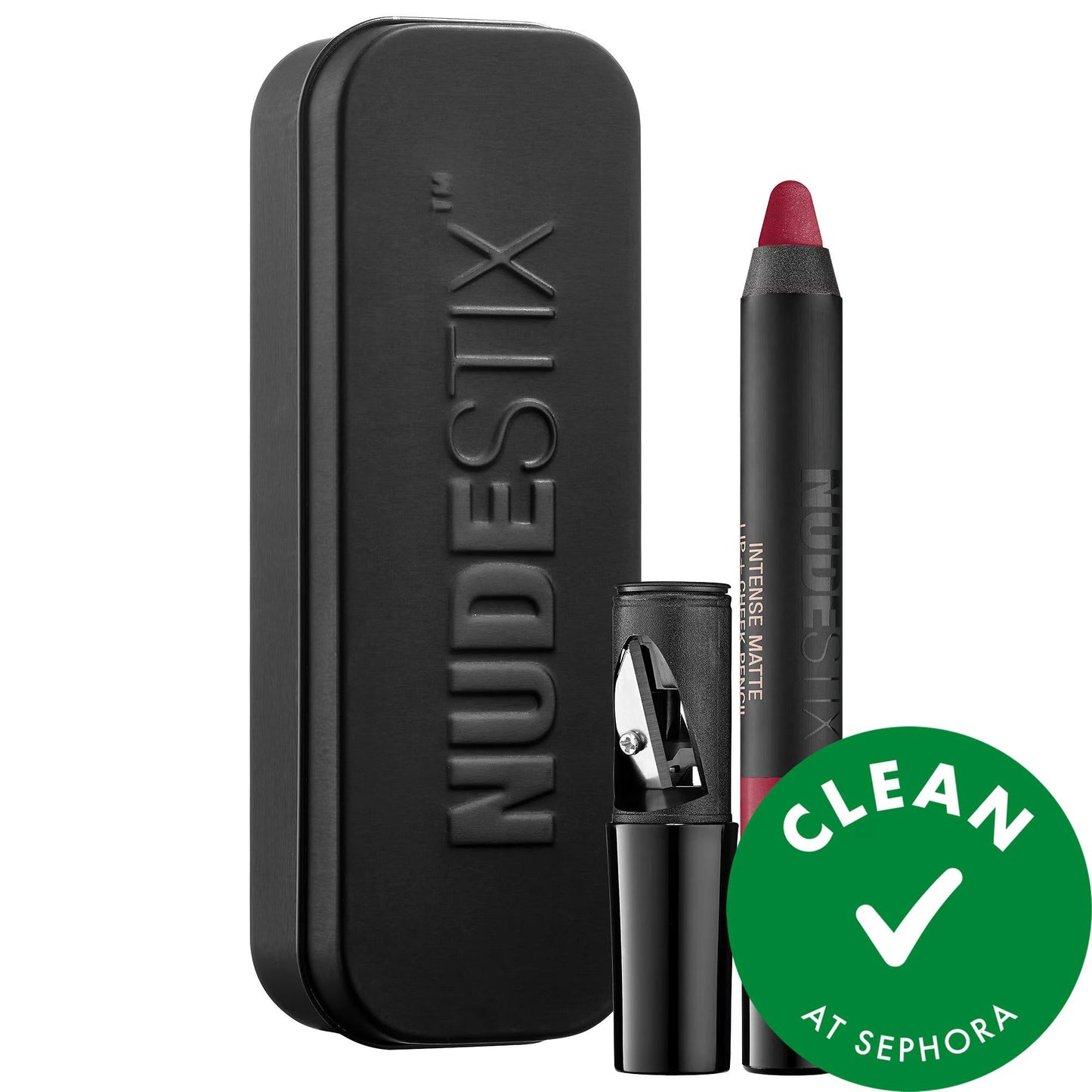 Nudestix Intense Matte Lip + Cheek Pencil: Long-Wearing, Non-Drying, Paraben-Free Vegan Color for Lips & Cheeks - Multi-Use Makeup Perfection