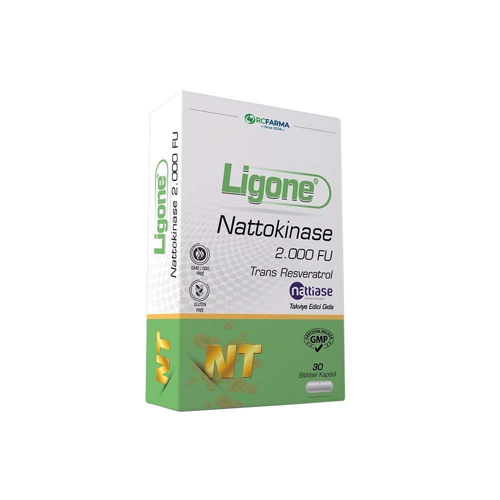 Ligone Nattokinase Cardiovascular Support Supplement 30 Capsules