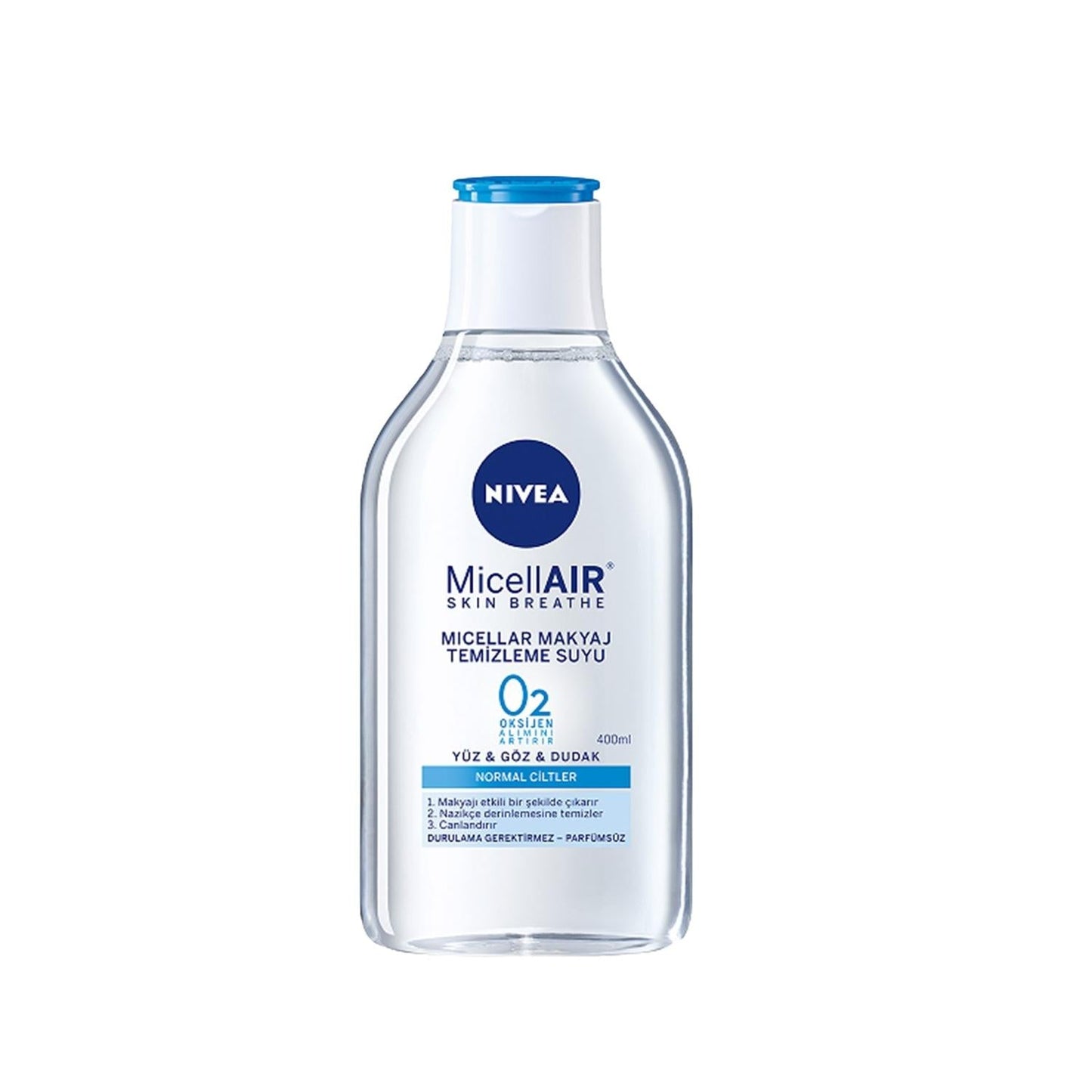 Nivea Micellair Makeup Remover for Normal Skin - Gentle & Effective Cleansing Solution, 13.53 fl oz